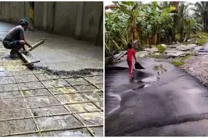 13 Tingkah lucu bikin jalan ini malah kocak penampakannya