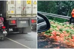 13 Momen aneh terjadi di jalan, penampakannya bikin heran