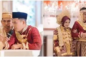 11 Potret pernikahan pesepak bola Witan Sulaeman, pakai adat Bugis