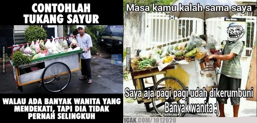 13 Meme lucu 'belajar dari tukang sayur' ini bikin ngangguk setuju 
