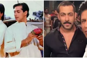 Duo legend, ini 11 potret akrab Shah Rukh Khan dan Salman Khan