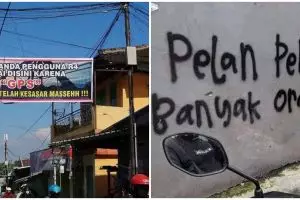 13 Tulisan lucu ngasih tahu pengendara, idenya kocak abis