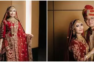 11 Momen ulang tahun ke-50 Iis Dahlia, meriah bertema Bollywood