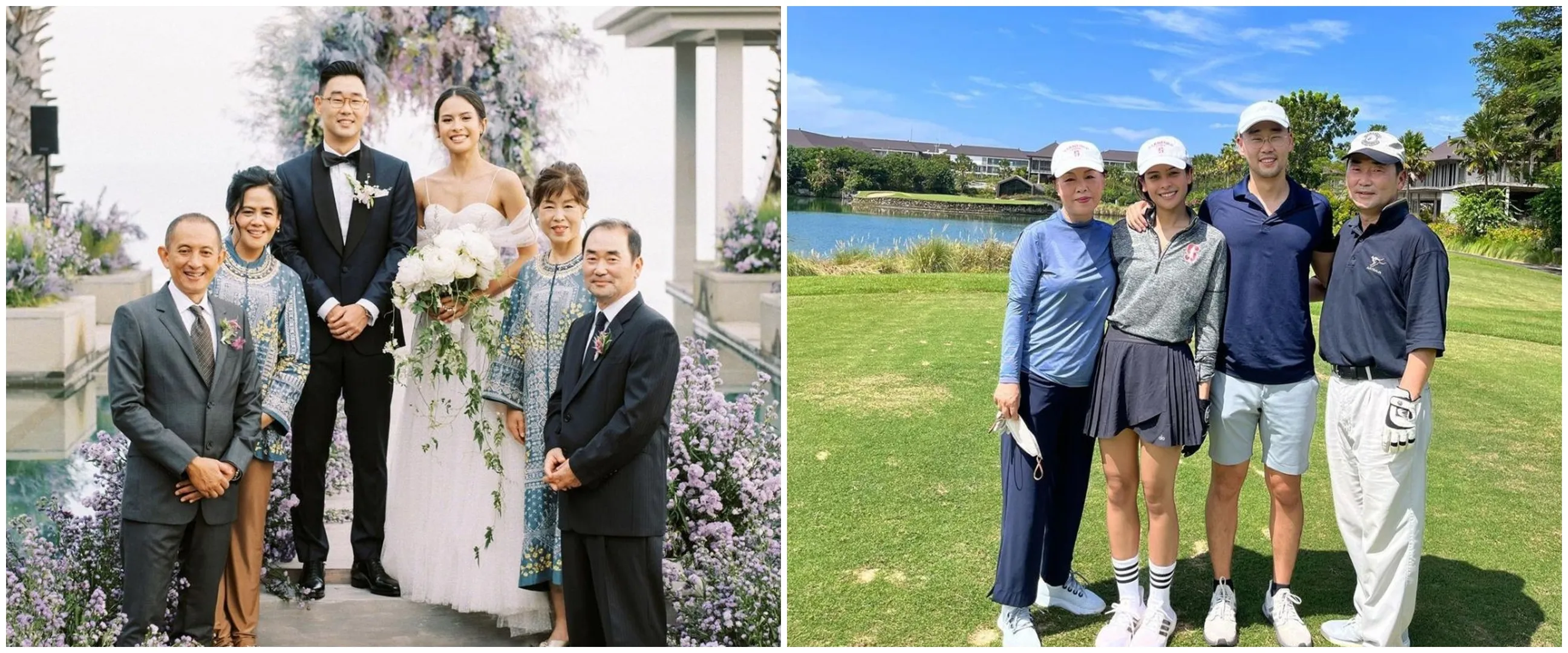 7 Momen Maudy Ayunda bareng mertua, main golf bareng