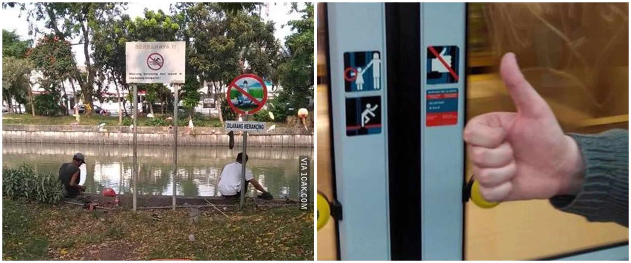 13 Tingkah nyeleneh nggak lihat aturan ini bikin bingung sendiri