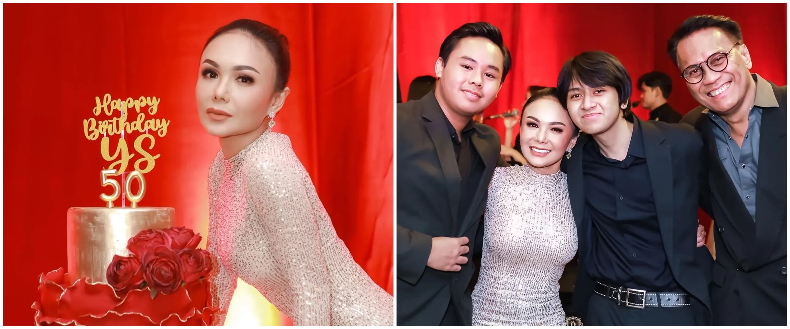 11 Momen ulang tahun Yuni Shara ke-50, mantan suami turut hadir