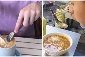 11 Tingkah lucu makan dengan elegan, bikin geleng kepala