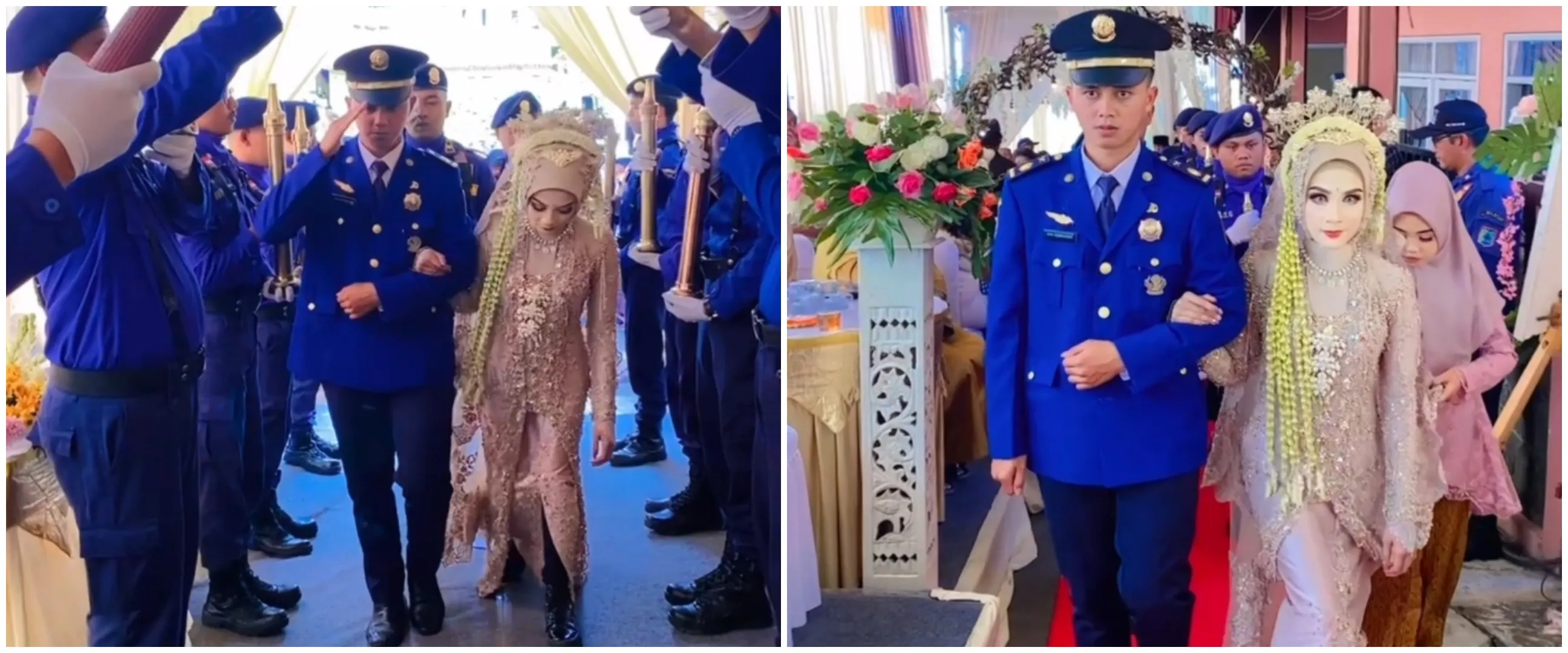 Petugas damkar menikahi wanita difabel, bukti cinta tak pandang fisik