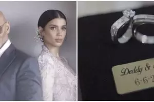Momen bahagia Deddy Corbuzier dan Sabrina Chairunnisa resmi menikah