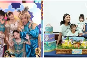 7 Momen ultah Thalia & Thania, Ruben Onsu hadir dengan wajah pucat