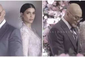 11 Detail kebaya Sabrina Chairunnisa saat dinikahi Deddy Corbuzier