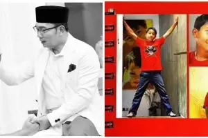 Pesan Eril anak Ridwan Kamil di buku kenangan SD viral, isinya haru