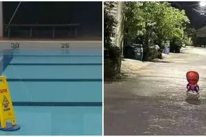 11 Penampakan lucu benda di tempat yang nggak biasa, bikin mikir keras