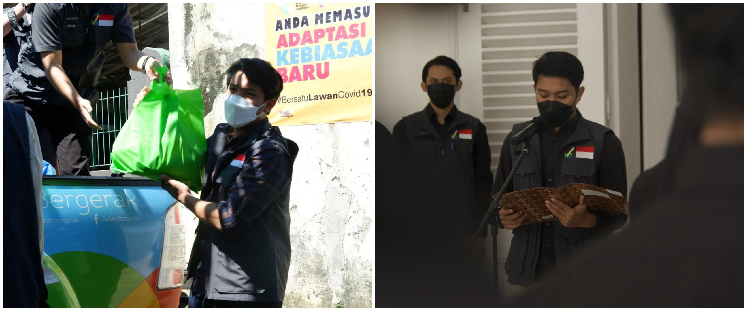 Bergerak untuk kemanusiaan, ini 9 potret Eril saat jadi relawan