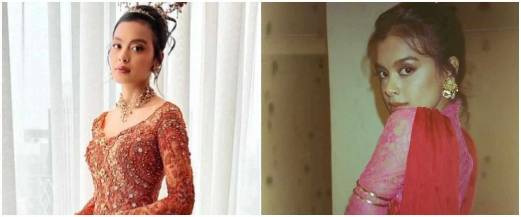9 Gaya Eva Celia pakai kebaya, pesonanya makin anggun