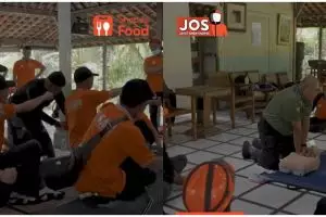 Seru dan edukatif, driver ShopeeFood ikut pelatihan tanggap bencana