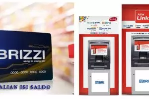 7 Cara top up saldo Brizzi lewat ATM, nggak ribet