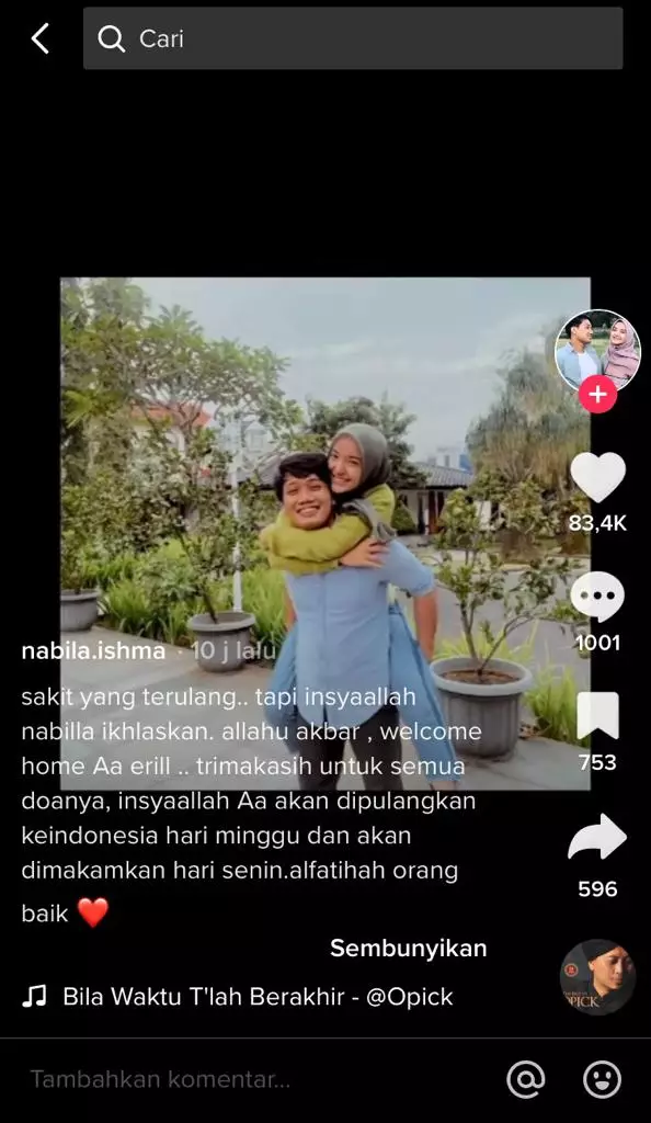 Nabila Ishma pacar Eril © berbagai sumber Nabila Ishma pacar Eril © berbagai sumber
