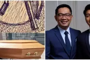 Ridwan Kamil unggah peti jenazah Eril dan desain makam untuk sang anak