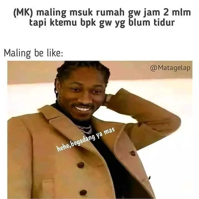 Meme kocak saat salah tingkah Berbagai sumber