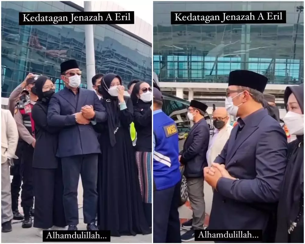 sambut kepulangan kakak, adik eril tegar © berbagai sumber