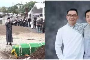 Momen peresmian pembangunan Masjid Al-Mumtadz, dekat makam Eril