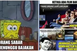 11 Meme lucu tipe-tipe orang saat film baru rilis di bioskop