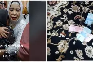 Pura-pura jadi tamu undangan, wanita ini nekat mencuri di hajatan