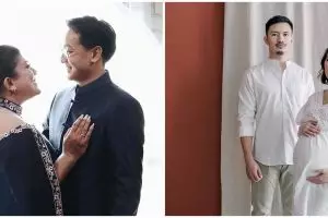 Gaya maternity shoot 6 finalis Indonesian Idol, Regina tampil elegan