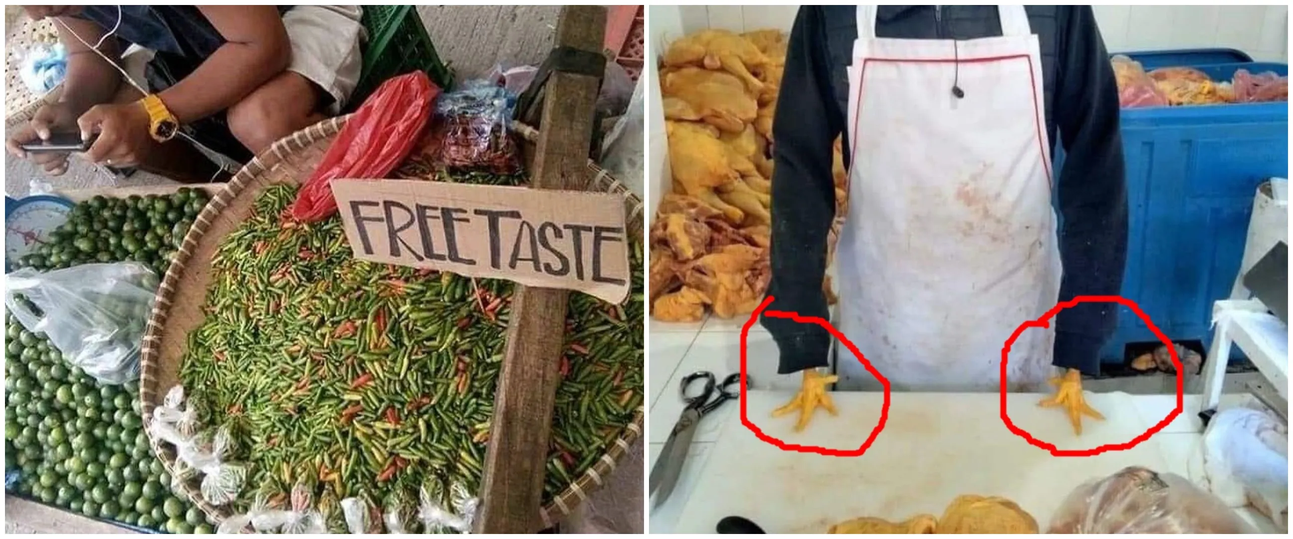 13 Potret kocak pedagang pasar saat jualan ini bikin senyum lebar