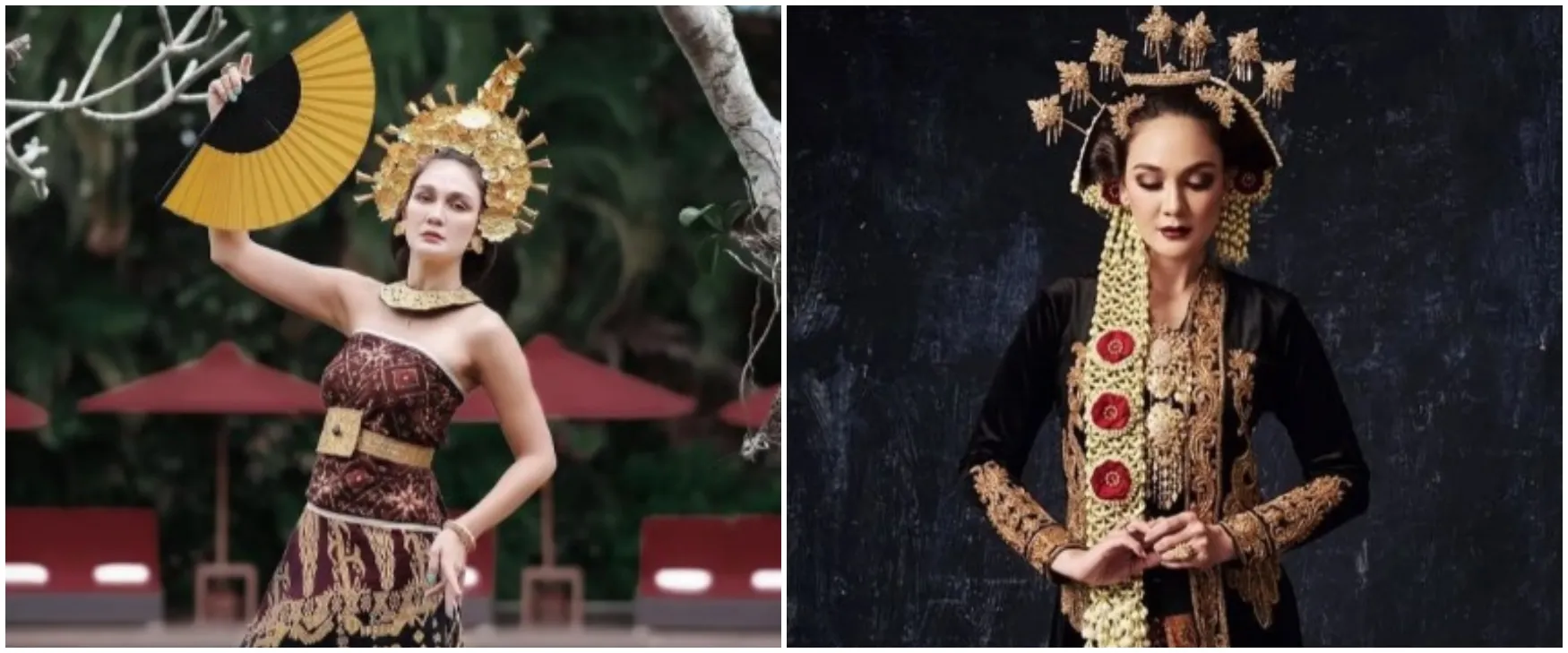11 Pesona Luna Maya pakai busana adat, cantiknya bikin terpana