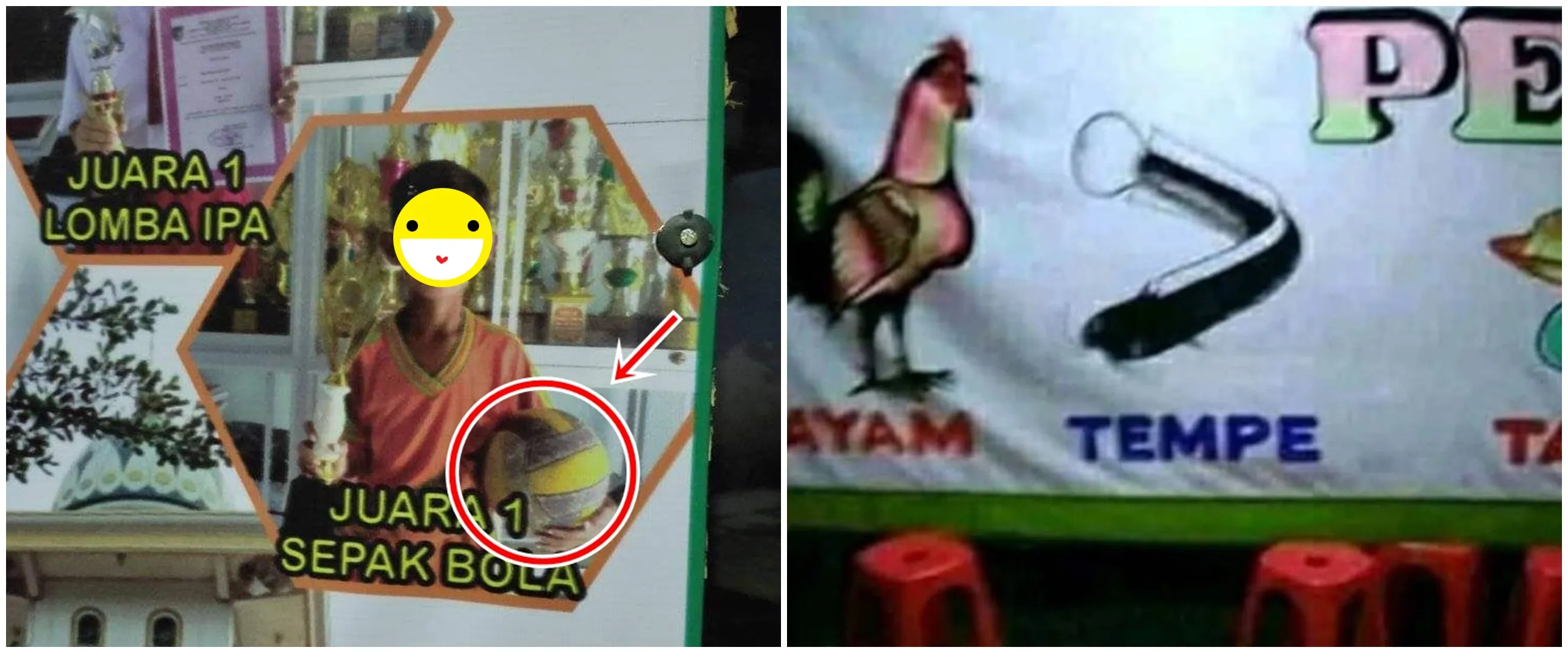 13 Penampakan spanduk ini ada yang salah, harus jeli lihatnya