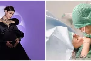 11 Momen kelahiran anak kedua Bunga Jelitha, ungkap lebih emosional