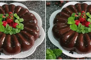 Resep puding cokelat, enak, kenyal, dan sederhana