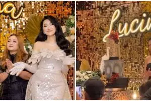 11 Potret pesta ultah Lucinta Luna, gaya Aming dan Fuji jadi sorotan