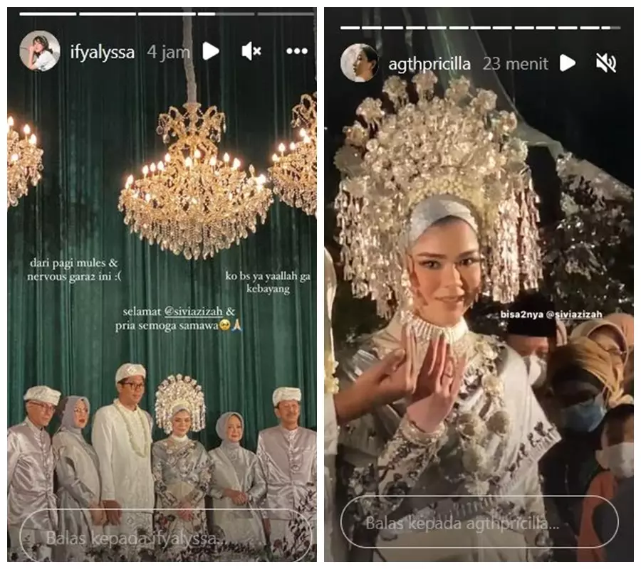 Sivia Azizah eks Blink menikah © berbagai sumber