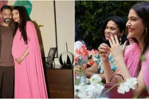 11 Potret baby shower Sonam Kapoor, usung konsep pesta kebun