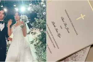 Simpel dan elegan, intip undangan pernikahan 7 seleb Korea