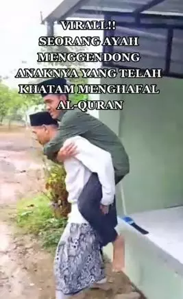 Anak khatam Al-Qur'an, ayah ini gendong anaknya dengan tangis haru TikTok Anak khatam Al-Qur'an, ayah ini gendong anaknya dengan tangis haru TikTok