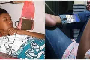 15 Life hack nyeleneh nonton di HP ini bikin tangan antipegal