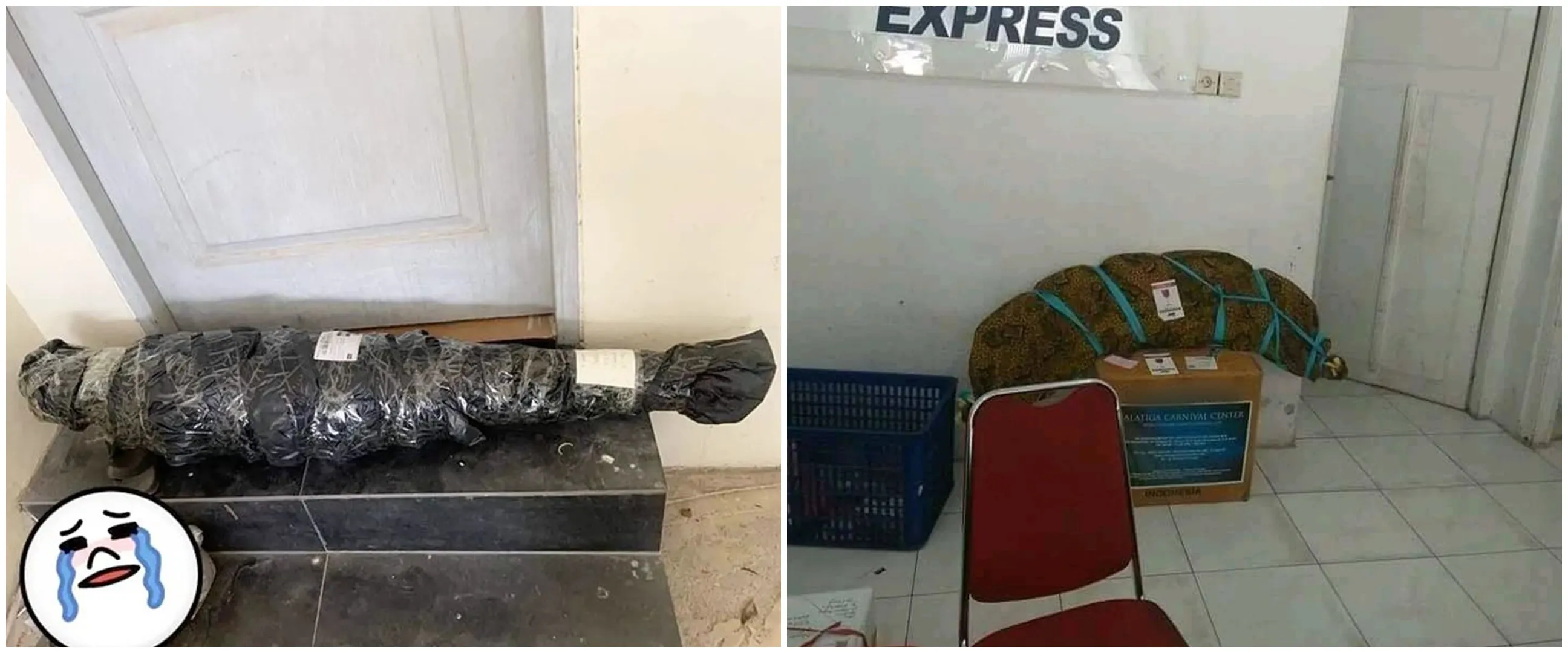 13 Potret lucu bungkusan paket ini bikin mikir dua kali