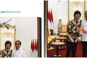 Salah tag nama Jokowi, Rian D'Masiv disuruh minta maaf oleh sang ibu