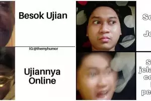 17 Meme gambarkan suka duka saat ujian sekolah ini relate abis