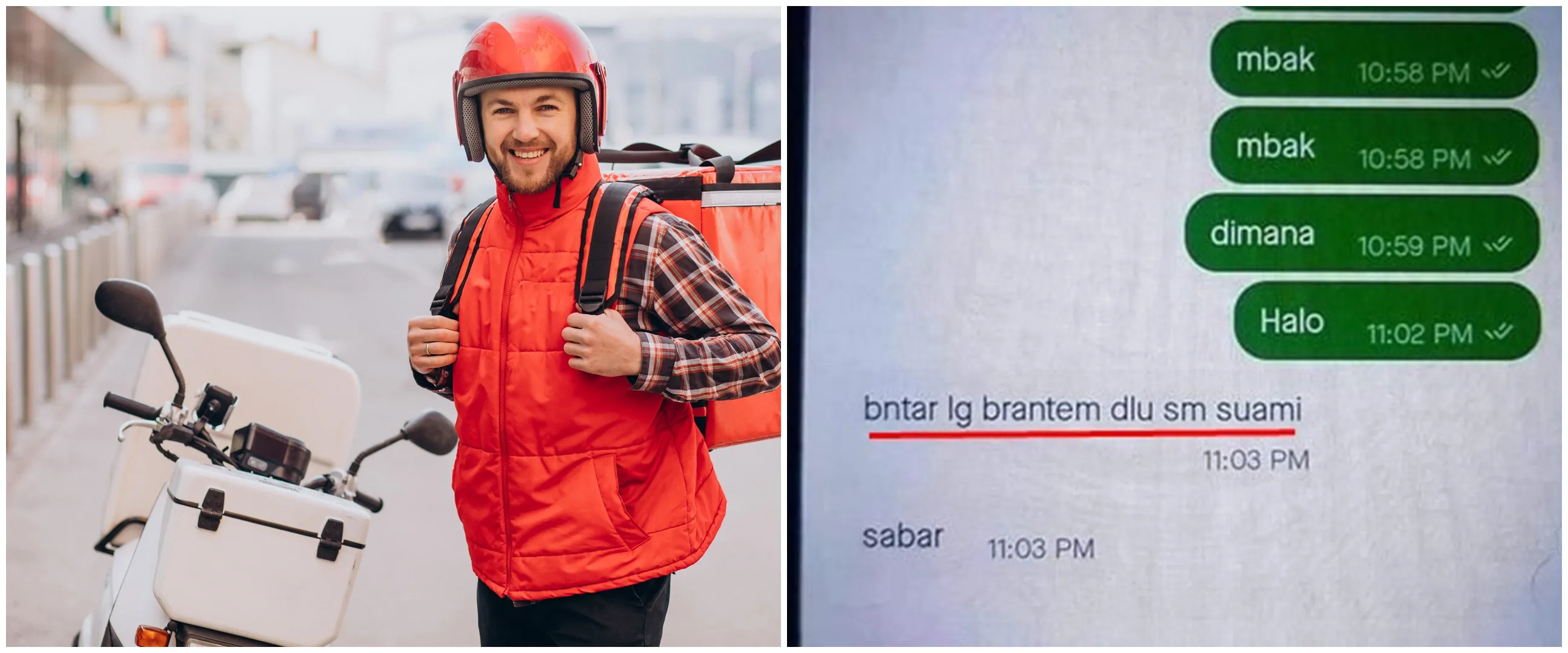 11 Balasan kocak customer ojek online saat di-chat, bikin cengengesan