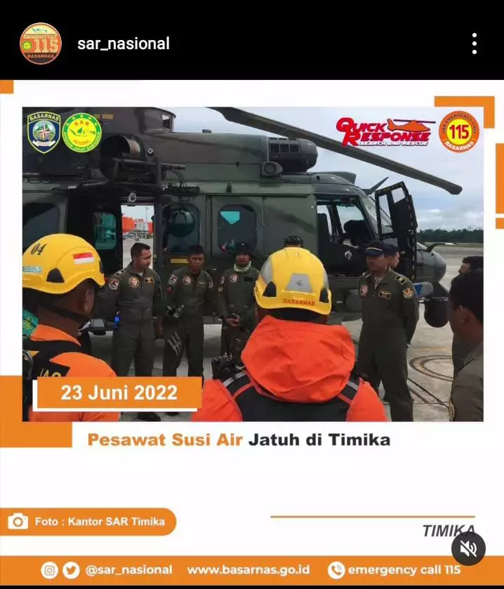 Pesawat Susi Air dari Timika ke Duma jatuh, penumpang selamat berbagai sumber