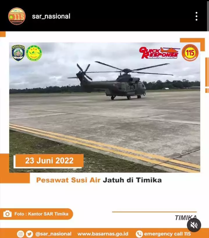 Pesawat Susi Air dari Timika ke Duma jatuh, penumpang selamat berbagai sumber