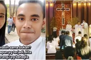 Momen haru pastor di NTT menikahkan mantan pacar, ini 11 potretnya