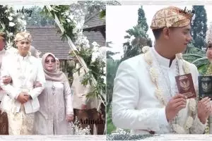 11 Momen akad nikah Adinda Azani dan Armand Zachary, berlangsung haru