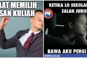 13 Meme salah pilih jurusan kuliah ini bikin ketar-ketir