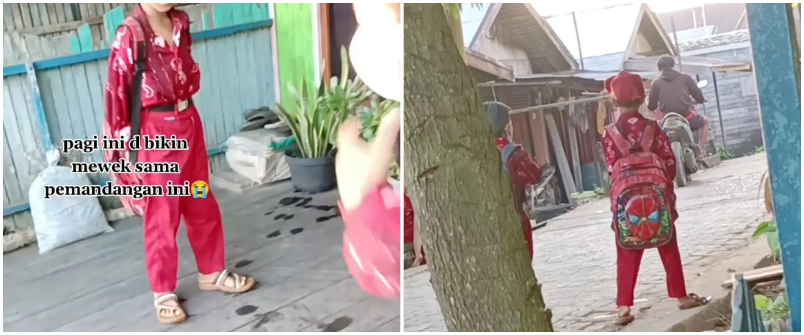 Anak SD ini sekolah pakai sandal jepit, alasannya bikin terenyuh